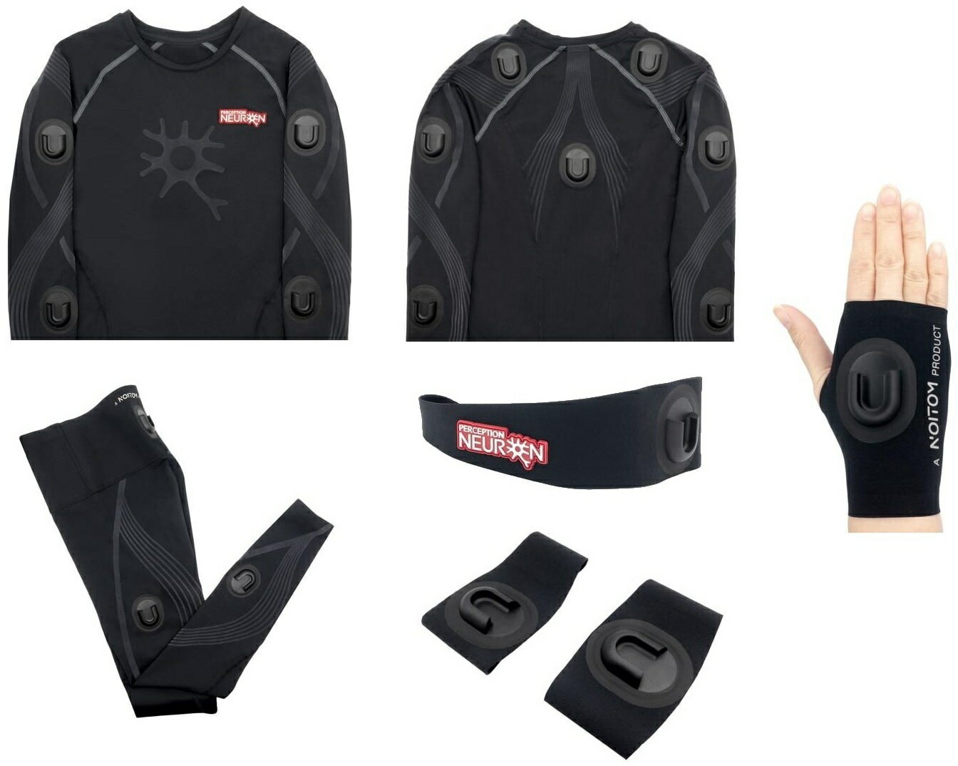 NOITOM モーションキャプチャー Perception Neuron 3用ボディスーツ(Lサイズ) NEURON3/COMPRESSION/SUI..