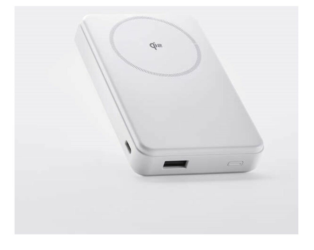 ELECOM エレコム DE-C67-10000WH モバイルバッテリー/リチウムイオン電池/Qi2対応ワイヤレス充電器/10000mAh/20W/USB-C入出