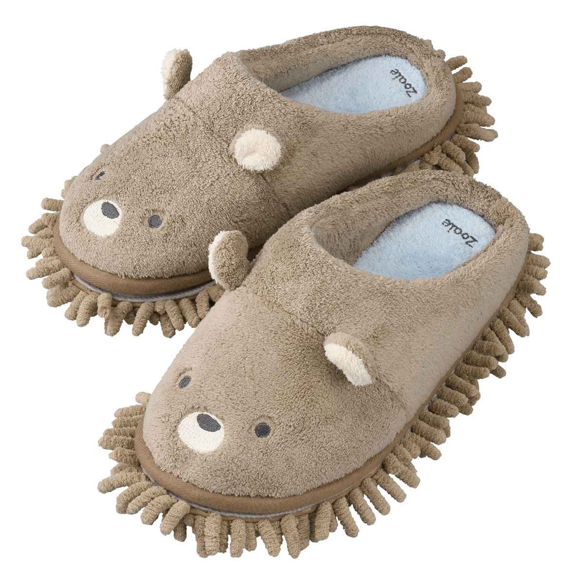 CB JAPAN シービージャパン お掃除スリッパ アニマル 23〜25cm クマ