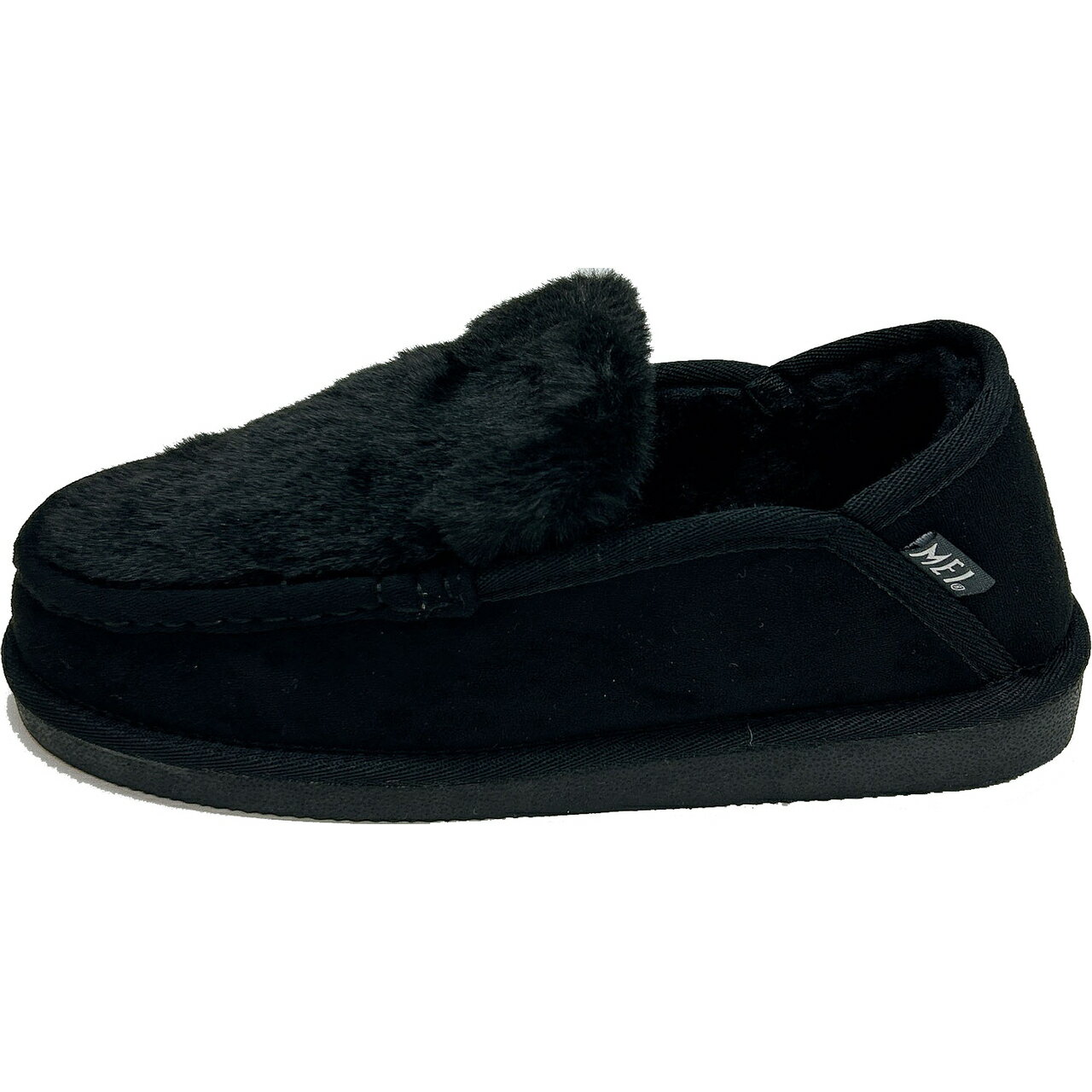 MEI メイ 【メンズ】ファー モカシン 【ブラック】 SHM253113