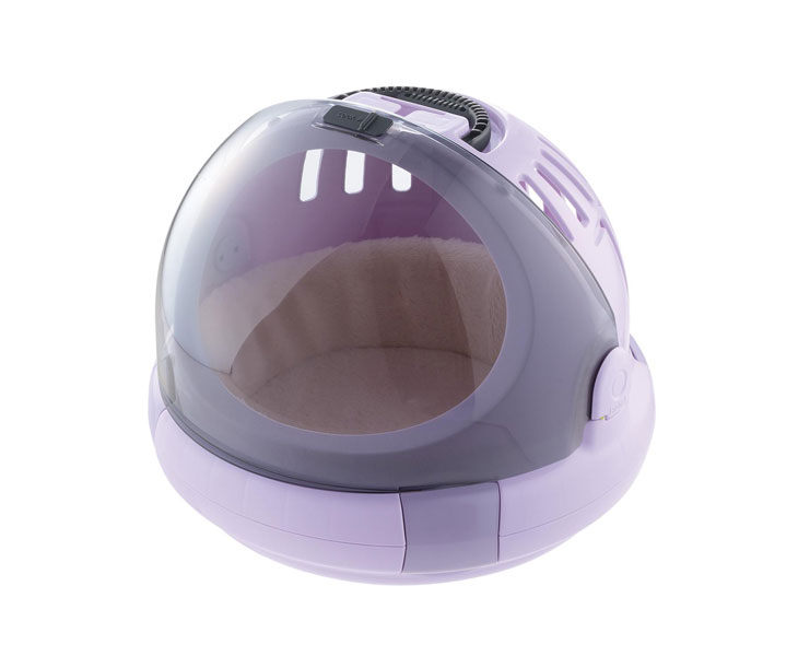 Richell リッチェル コロル おでかけネコベッド パープル M