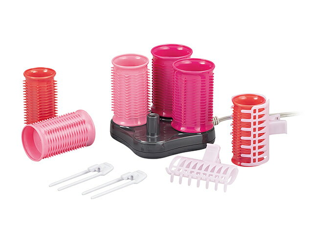 KOIZUMI 小泉成器 KHC-V601/P(ピンク)　ヘアカーラー　6本：4L×2・3L×2・LL×2