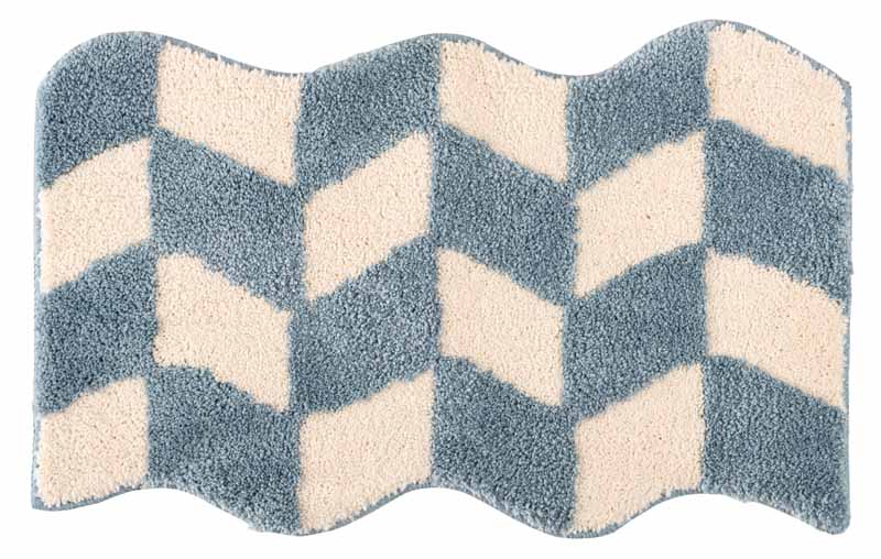 Patterned - 東谷 ROOM ESSENCE マット-波打ち型 GLK-218 メーカー直送 同梱不可 カード決済のみ対応 沖縄・北海道・離島お届け並びに時間指定不可