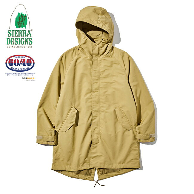 SIERRA DESIGNS シエラデザイン 【ユニセックス】フィッシュテイルパーカー 【V.タン】 621008 コーデュラ 60/40