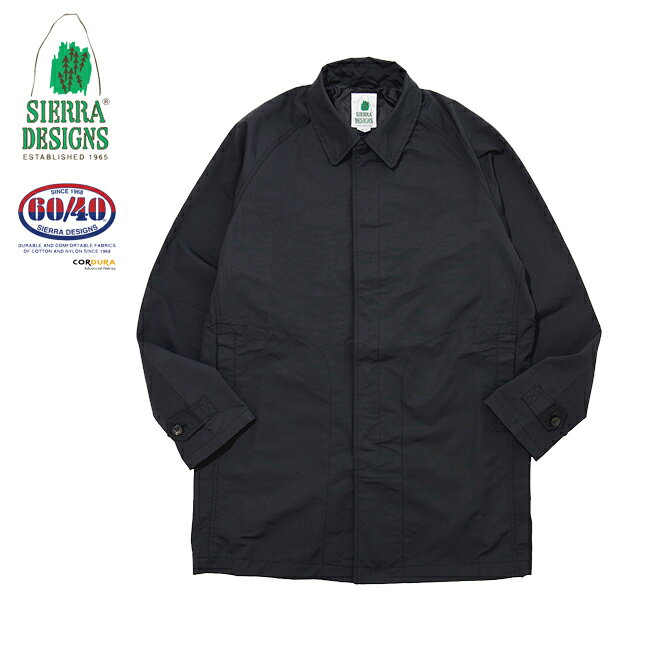 SIERRA DESIGNS シエラデザイン 【ユニセックス】タコマコート 【ブラック】 621007 コーデュラ 60/40