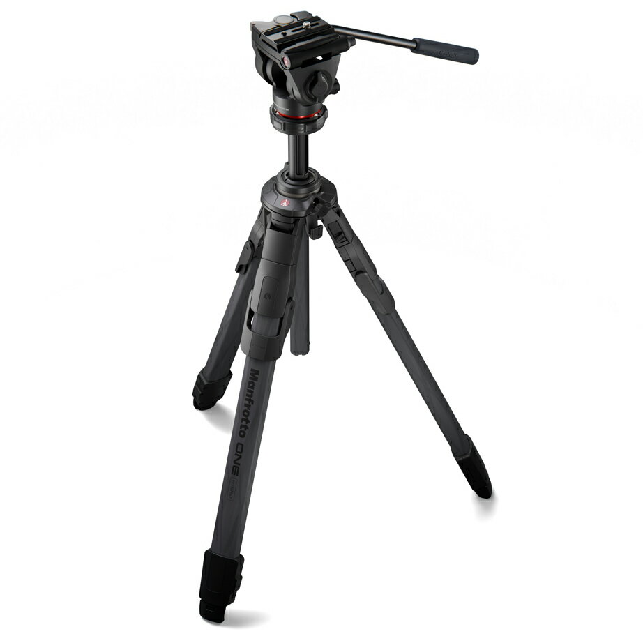 Manfrotto マンフロット ONE カーボン三脚 500X フルード雲台キット MKONEC-500X ...