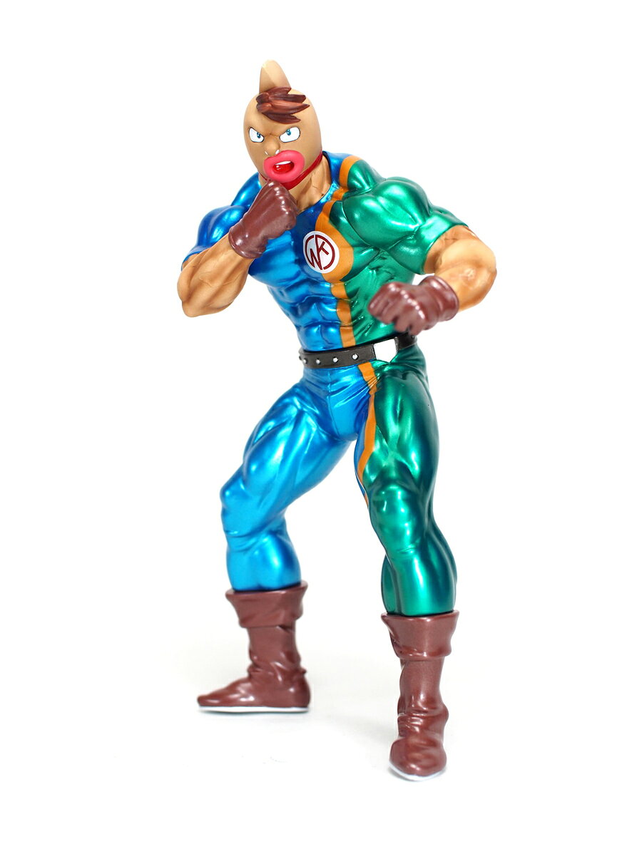 キン肉万太郎の通常コスチュームが原作仕様のメタリックカラーで登場！ 青と緑のボディーが光に照らされることで煌めく様子はメタリックカラーで表現！4580565622948　
