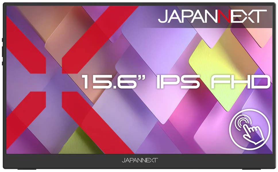 JAPANNEXT ジャパンネクスト フルHD対応 15.6型タッチパネル液晶ディスプレイ/USB-C×2/ツートン/スピーカー/2年保証 JN-MS-IPST156F 単品購入のみ可（同一商品であれば複数購入可） クレジットカード 代金引換決済のみ