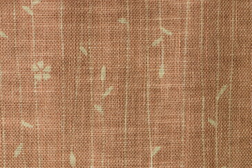 抜染プリント(柳・桃色)座布団カバー 55×59cm ※銘仙判