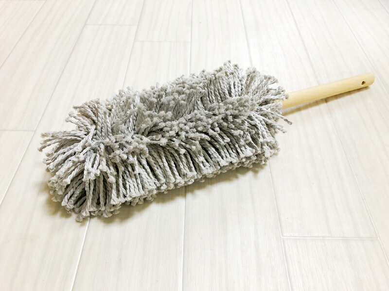 ゆうメール送料無料♪【代引・後払い・配達日時指定不可】リニューアルモコモコハンディモップ【掃除道具】【モップ】【おしゃれ】モノトーン上品で大人っぽいインテリア白グレーコーディネート