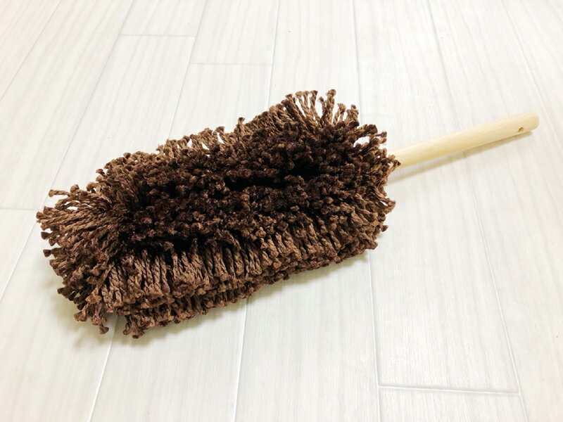 ゆうメール送料無料♪【代引・後払い・配達日時指定不可】リニューアルモコモコハンディモップ【掃除道具】【モップ】【おしゃれ】モノトーン上品で大人っぽいインテリア白グレーコーディネート