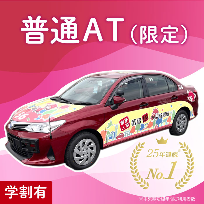 普通車 AT オートマ限定 AT限定 四輪車 | 運転免許 免許取得 東京都 都内 教習プラン ドライビングスクール 自動車学校 学生 学割有【..