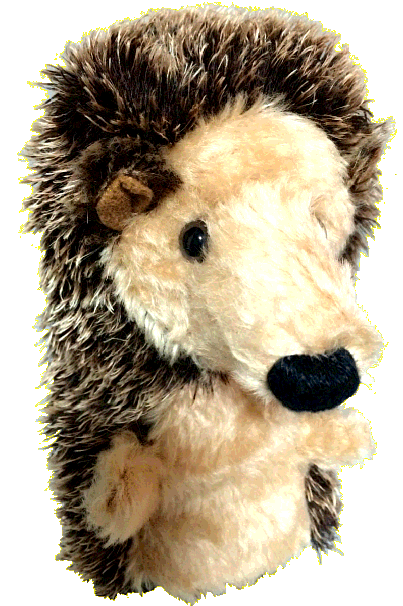 Nokduk ゴルフ プレゼント アイアン カバー おもしろ アニマルシリーズ ハリネズミ モヘア製 丁寧な手作り パターカバー 可愛い針ねずみのアイアンカバー 動物キャラクター おもしろ ウッドカバー クラブカバー ドライバーカバー パターカバー ゴルフヘッドカバー