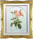 Pealimo ピーリモ インテリア 絵画 植物 ピエール ジョゼフ ルドゥーテ 約47cm×40cm『Cabbage Rose』花 絵 額装品 ボタニカルアー...