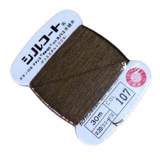 樂天商城 - ぬいぐるみ 縫い糸 シルコート 107番 チョコレートブラウン ぬいぐるみ資材 テディベア材料 しっかり縫製