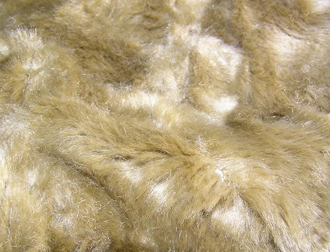 乐天商城 - ぬいぐるみ材料 アクリルファー ベージュ 32×45cm 毛足1.5cm ウェーブタイプ ニュアンスのあるウエーブ テディベア材料 布 アンティーク風 ぬいぐるみ資材