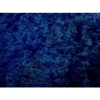 ぬいぐるみ材料　アクリルファー ネイビー 32×45cm　毛足9mm　ニュアンスのあるウエーブ　テディベア材料　布　アンティーク風