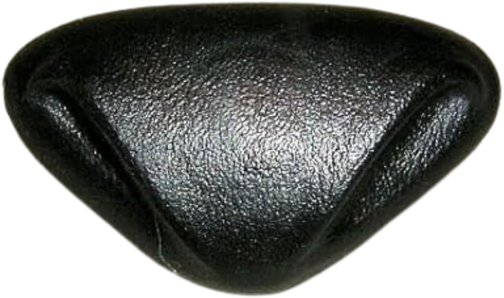 プラスチックノーズ レザー調三角形 黒 45mm（座金セット）ぬいぐるみ鼻 さし鼻 ぬいぐるみ材料 フェルト原毛材料