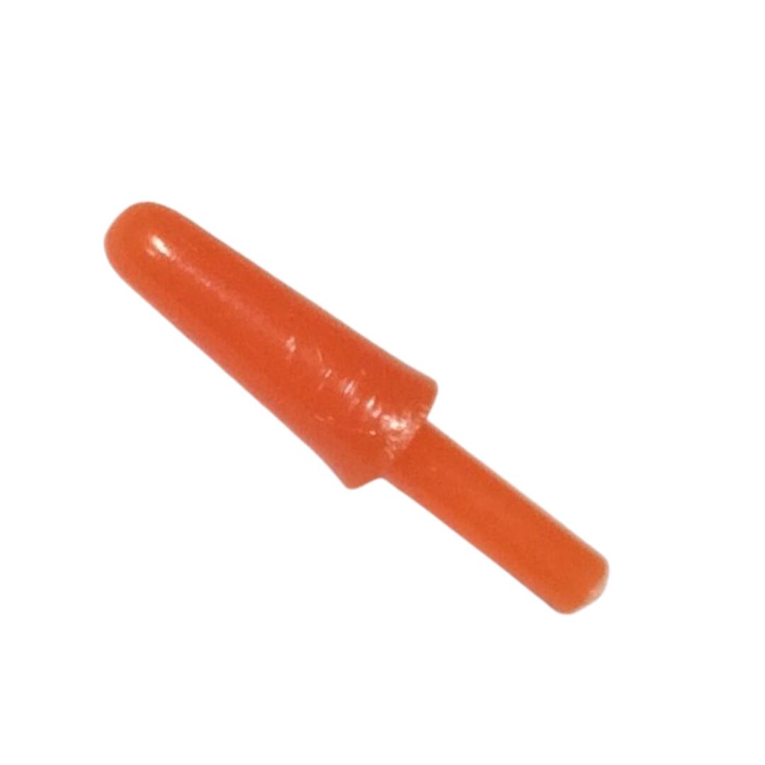 ミニチュア プラスチックノーズ 雪だるま鼻 ストレート細長タイプ 小サイズ スノーマン 長さ約12mm 差..