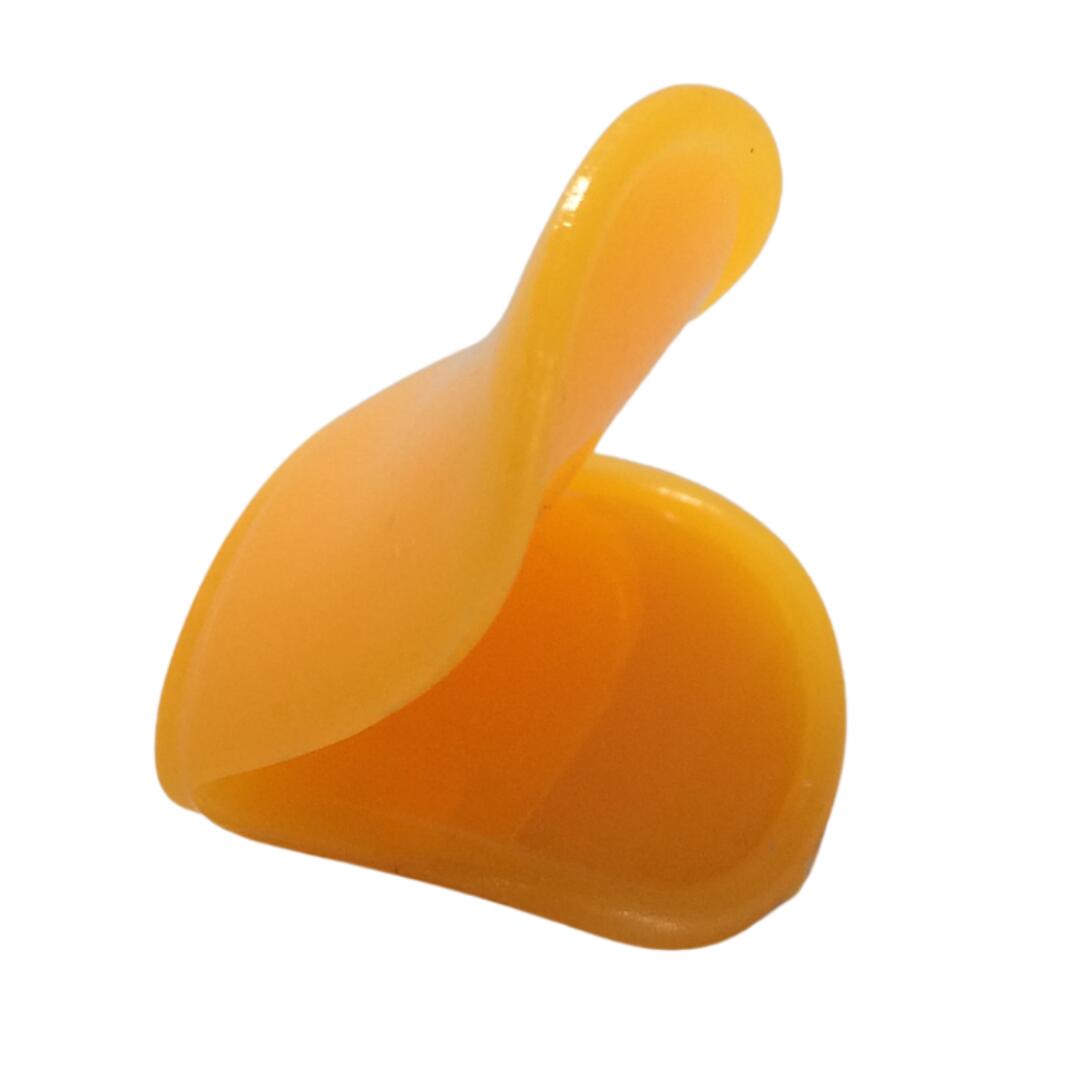 アヒル プラスチック くちばし 中サイズ 嘴 口 貼り付けタイプ 幅約20mm 縦約25mm ぬいぐるみ鼻 ぬいぐるみ材料 フェルト原毛材料