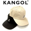 KANGOL Washed Baseball キャップ ロゴキャップ ストラップバックキャップ 男 女 帽子 アジャスタブル 人気定番 サイズ調整 ギフト
