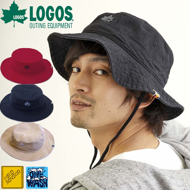 帽子 メンズ ロゴス ベーシックブーニーハット LOGOS 帽子 アウトドア BBQ キャンプ 釣り 速乾性 コットン メンズ レディース フィールドセンサー ...