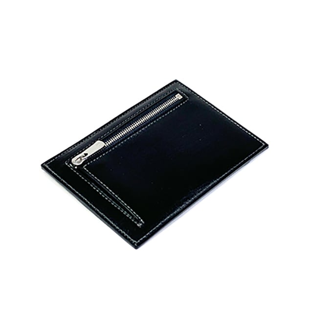 CAVENDISH　FLAT WALLET(ブラック）キャベンディッシュ フラットウオレットBRIDLE LEATHER SERIES メンズ 日本製