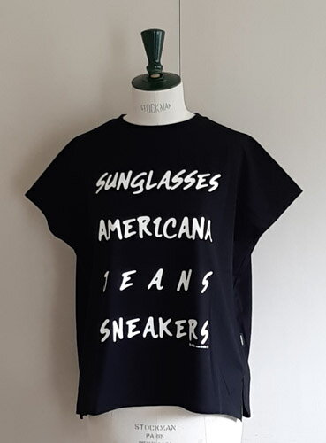 Rakuten - （アメリカーナ）JEANS-T（ブラック）送料無料レディース　ノーマル丈　フリーサイズ
