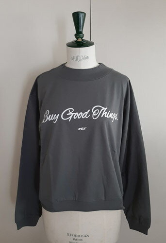 Other - （アメリカーナ）BUYクルー（チャコール）送料無料レディース　ノーマル丈　フリーサイズ　長袖Tシャツ