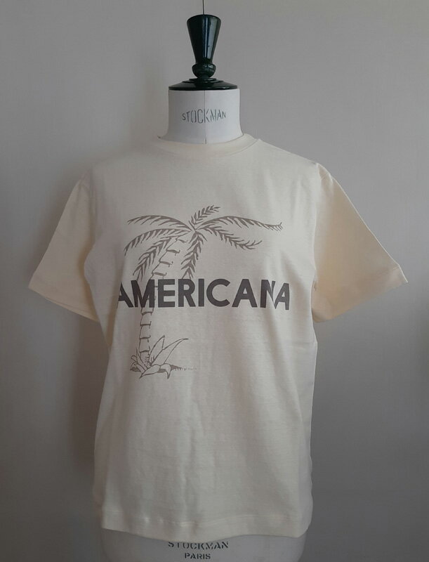 Rakuten - （アメリカーナ）Americana-T（クリーム）送料無料レディース　ノーマル丈　フリーサイズ