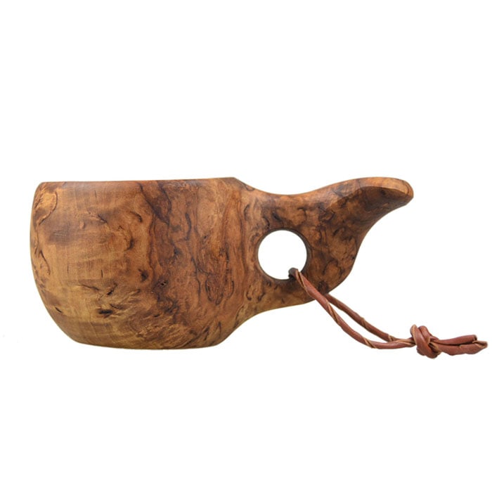 Bush Craft inc. カーリーバーチ無垢 北欧フィンランド製本物のククサ 4573350727775 ブッシュクラフト キャンプ アウトドア ソロキャンプ(天然素材のため、木目、色味に個体差があります)通販格安セール情報 楽天 通販