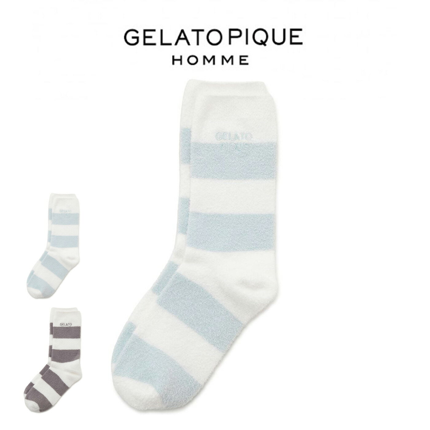 (25������ݥ���Ⱥ���10��)�����顼�ȥԥ� ���� GELATO PIQUE HOMME ���ࡼ������2�ܡ��������å��� pmgs261904 ������ԥ� ��...
