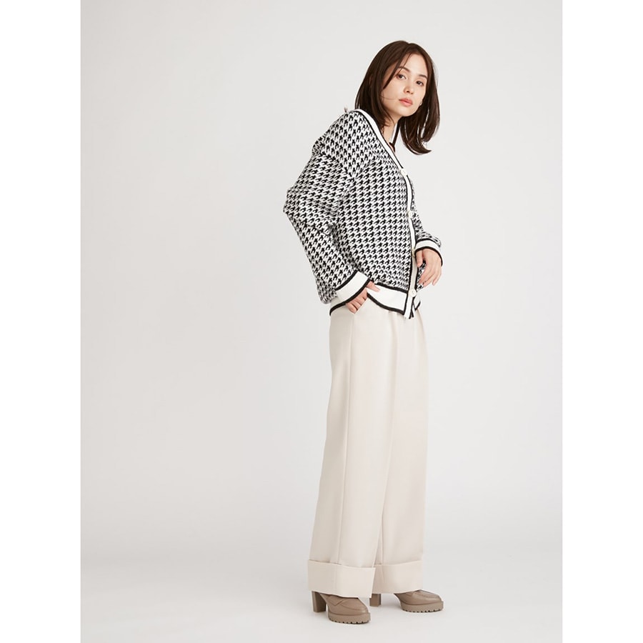 (SALE40%OFF) スナイデル SNIDEL ストレートタックパンツ swfp224200 レディース ボトムス フルレングス ロングパンツ ストレッチ セール