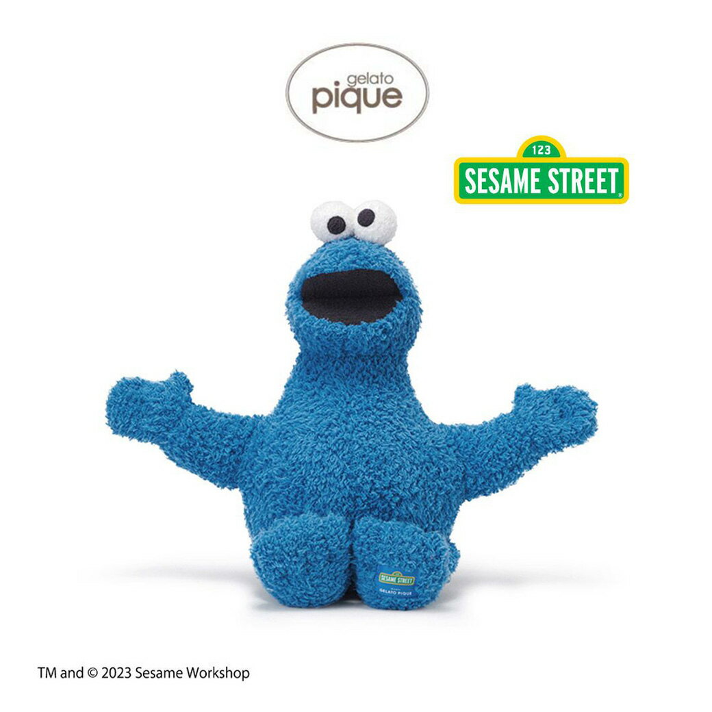 gelato pique ジェラートピケ SESAME STREET クッキーモンスターぬいぐるみ pwgg235506 ジェラピケ レディース セサミストリート コラボ ふわふわ もこもこ ギフト プレゼントにおすすめ セレクトショップムー【S10】