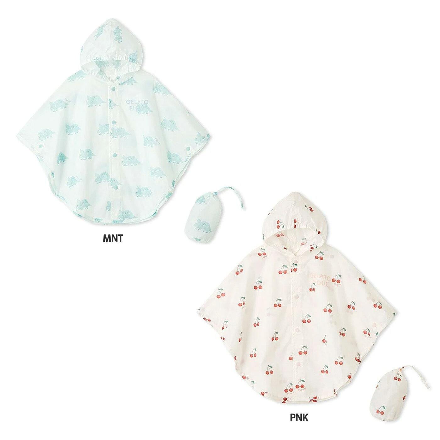 SALE20%OFF ジェラートピケ キッズ gelato pique KIDS レインポンチョ pkct252425 ジェラピケ 子供服 カッパ レインウェア レインコート 誕生日 ギフト プレゼント muselect-10108587 セレクトショップ ムー サンプル画像2