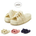 ジェラートピケ gelato pique 母の日 サテンロゴルームシューズ pwgs252600 ジェラピケ スリッパ ルームウェア レディース 2025夏 ギ...