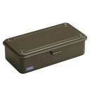 (期間限定ポイント最大10倍)TOYO STEEL 東洋スチール カラートランク型工具箱190 ミリタリーグリーン T-190MG TOYO ツールボックス キ...