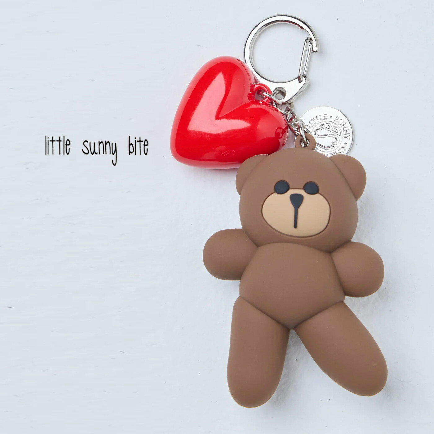 little sunny bite リトルサニーバイト bear heart key chain ベアハートキーチェーン lsb-lg-031c ア..