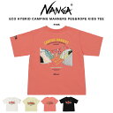 NANGA ナンガ ECO HYBRID CAMPING MANNERS PEG&ROPE KIDS TEE/エコハイブリッド キャンピングマナー ペグ&ロープ...