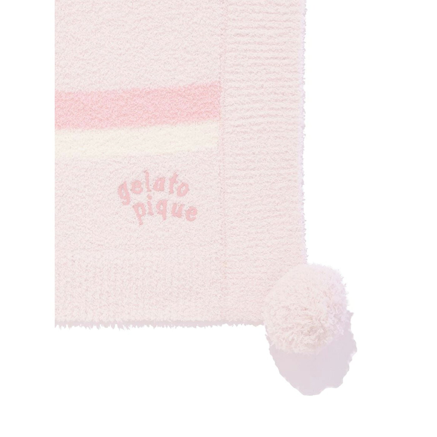 ジェラートピケ キッズ gelato pique KIDS エアリーモコランダムボーダーブランケット pkgg264453 ジェラピケ BABY 毛布 お昼寝 おくるみ 膝掛け ひざ掛け 出産祝い 2026秋 ギフト プレゼントにおすすめ セレクトショップムー muselect-10112089 セレクトショップ ムー サンプル画像3