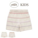 ジェラートピケ キッズ gelato pique kids スムーズィーカラフルボーダーショートパンツ pknp251447 ジェラピケ 子供服 ルームウェア ...
