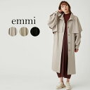 エミ トレンチコート レディース SALE40%OFF エミ アトリエ emmi atelier 3WAYレイヤードトレンチコート 13wfc234032 レディース アウター ケープポンチョ ハイネックジャケット セット デイリーユース タウンユース カジュアル 羽織り冬