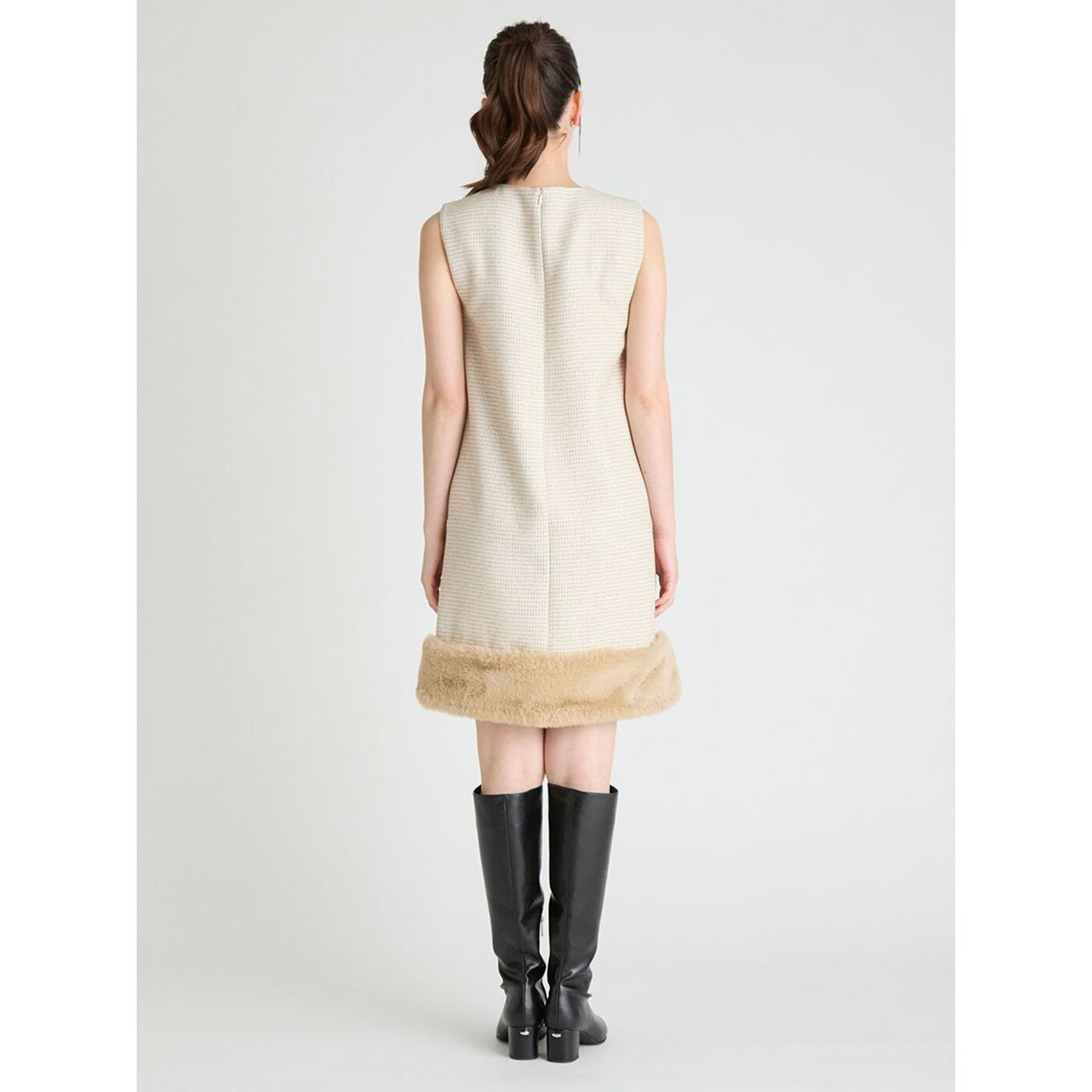 SALE50%OFF セルフォード CELFORD 裾ファーミニワンピース cwfo254087 レディース Aラインシルエット 結婚式 ドレス muselect-10109843 セレクトショップ ムー サンプル画像3