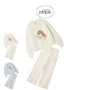 ジェラートピケ gelato pique シーズージャガードプルオーバー&ベビモコロングパンツセット pwnt254039set pwnp254041 ジェラピ...