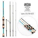 RGM(ルースター ギア マーケット) RGM spec.5G 58-62S スピニングロッド Line (3~8lb.) Lure (~9g) 渓流 エリアト...
