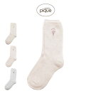(20日限定ポイント最大10倍)ジェラートピケ gelato pique WhiteDay アイスワンポイント刺繍ソックス pwgs251550 ジェラピケ 靴...
