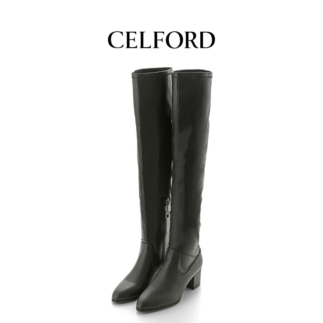 楽天セレクトショップ　ムーSALE60％OFF CELFORD セルフォード ストレッチニーハイブーツ cwgs235506 レディース 靴 シューズ ロング丈 トレンド感