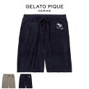 ジェラートピケ オム GELATO PIQUE HOMME KOUSUKE SHIMIZU エアモコジャガードハーフパンツ phnp251935 メンズ ルーム...