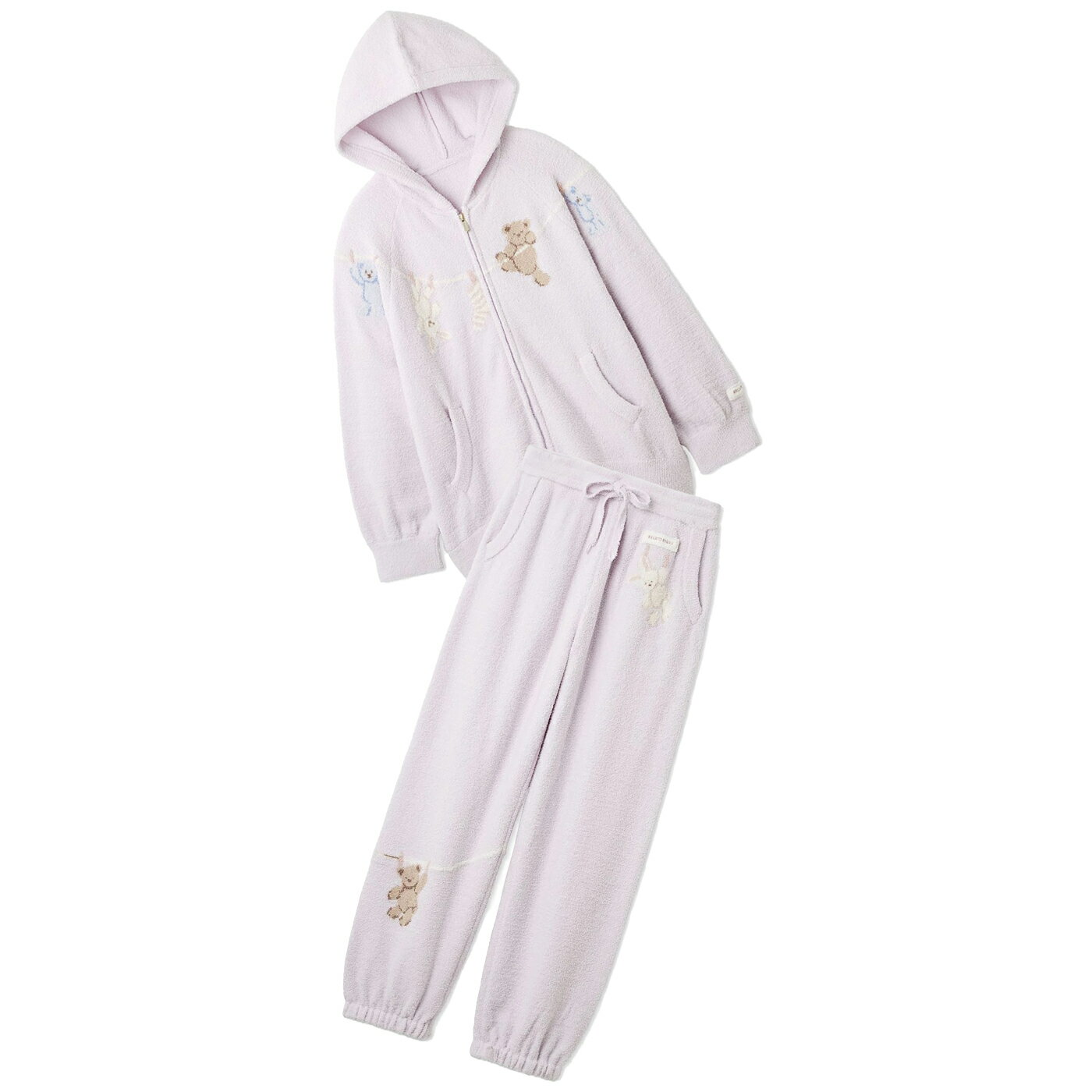 楽天市場】ジェラートピケ ルームウェア パーカー（カラーパープル