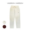 SALE40%OFF UNDERSON UNDERSON アンダーソンアンダーソン インレイクルーロングパンツ uuucp234009 ユニセックス ボトムス ...